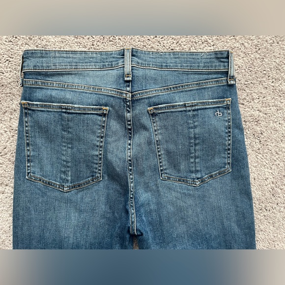 Rag and Bone NINA HIGH- RISE ANKLE FLARE jeans size 30 - Picture 7 of 7
